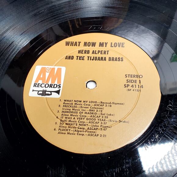 Lot of 3 Vintage Herb Alpert 33 rpm Vinyl Records AM Records Stereo - Picture 4 of 16